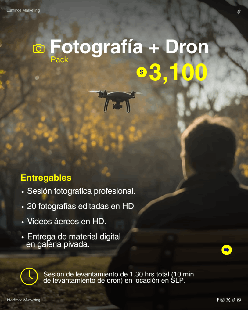 Promocion fotografia y video